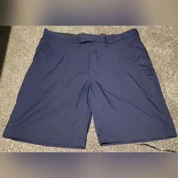 RLX Polo Ralph Lauren Golf Shorts Classic Navy Blue Stretch Wicking MENS 36 - Picture 5 of 10